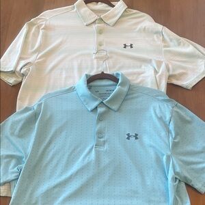 Under Armour Large bundle of 2 The Playoff Golf Polos